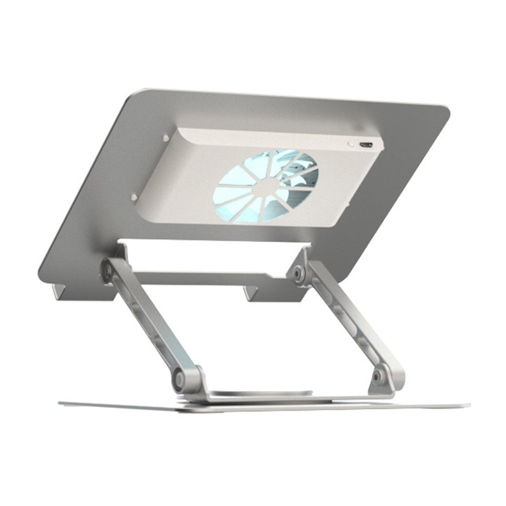 Semiconductor Cooling Laptop Stand 360 Degree Rotating Adjustable Height Notebook Cooler