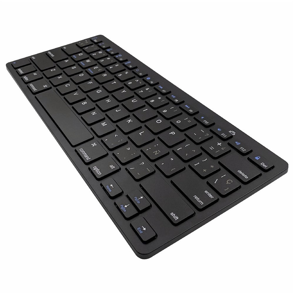 [Spanish Version] X5 78-Key Ultra Thin Wireless Bluetooth-compatible Keyboard Portable Gamer Keyboard for iPad iPhone