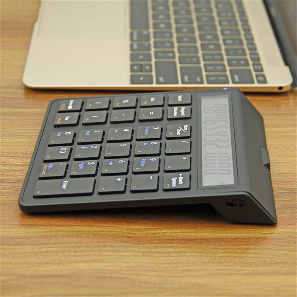 SUNREED KC9001S Bluetooth-compatible Numeric Keypad LCD Display 29-Keys Desktop Business Calculator for Laptop Computer