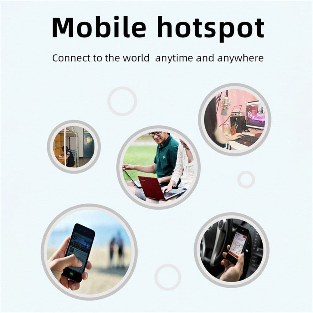 MF800 4G LTE Portable Mobile WiFi Router 150Mbps SIM Card Slot Extender Modem Dongle, Eurasian Version