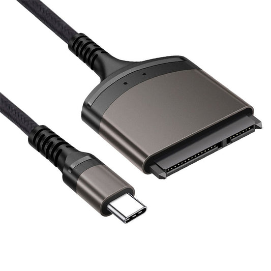 UC-146-SL 5Gbps USB-C to SATA 22-Pin Type-C Adapter Cable for 2.5'' Hard Disk Driver SSD Laptop (Total Length: 25cm)