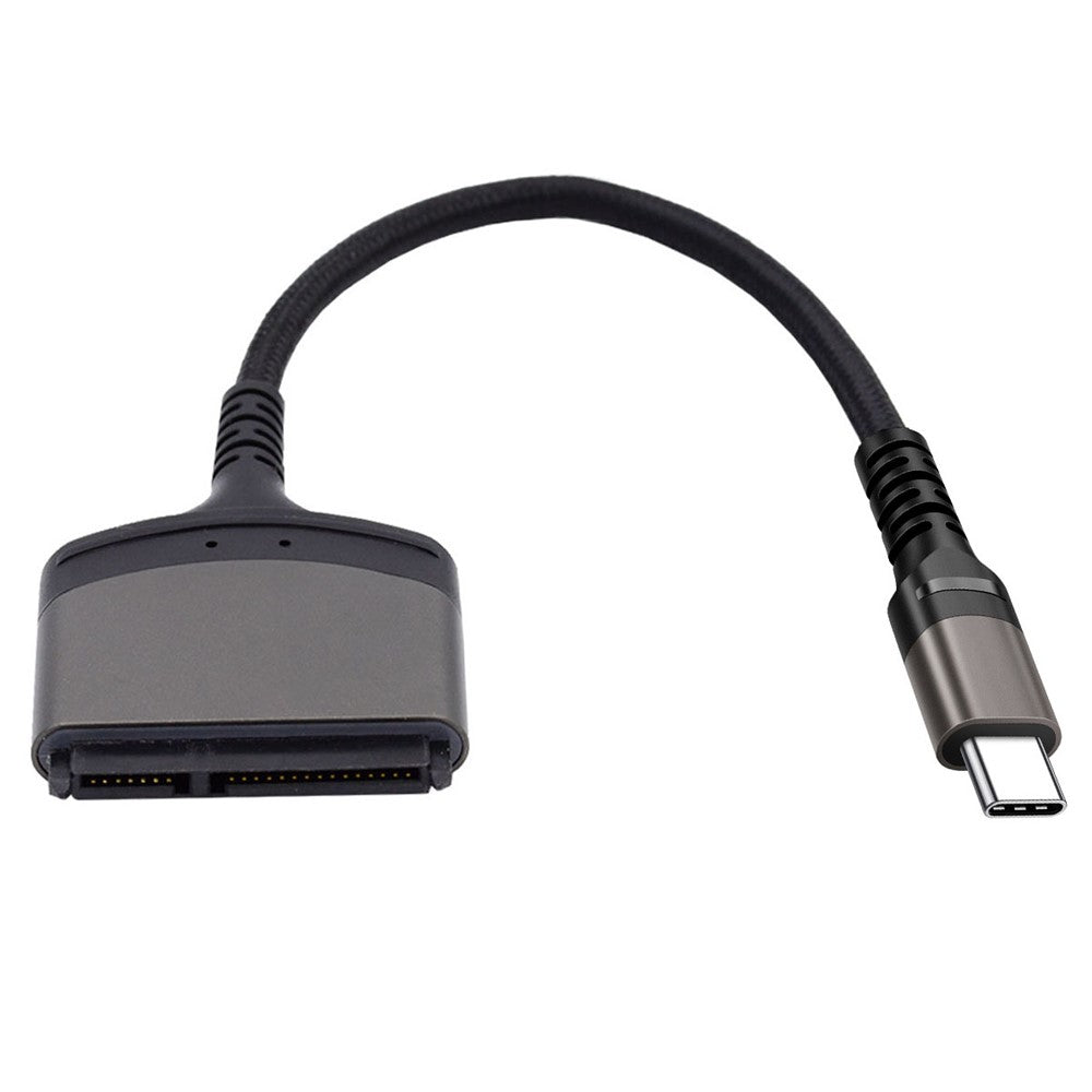 UC-146-SL 5Gbps USB-C to SATA 22-Pin Type-C Adapter Cable for 2.5'' Hard Disk Driver SSD Laptop (Total Length: 25cm)