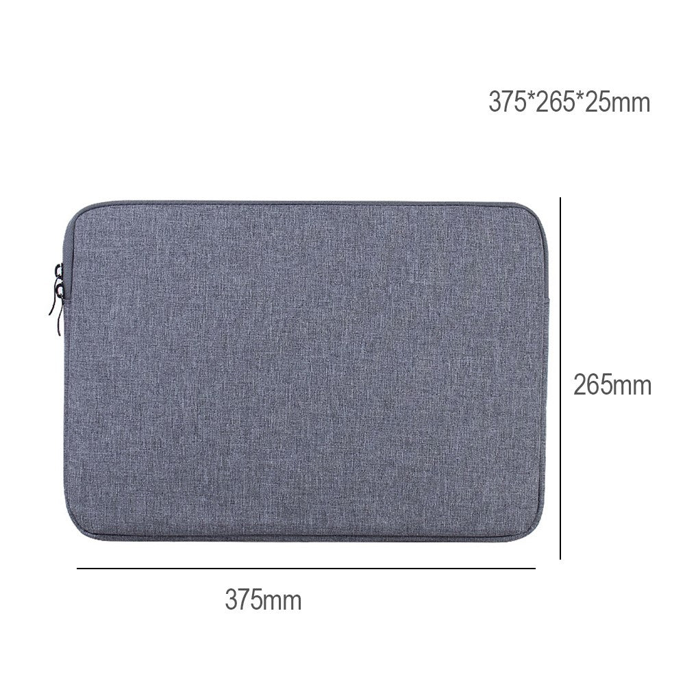 MBR-19005 14 / 15 Inch Laptop Sleeve Case Nylon Water Resistant Soft Lining Zipper Cover