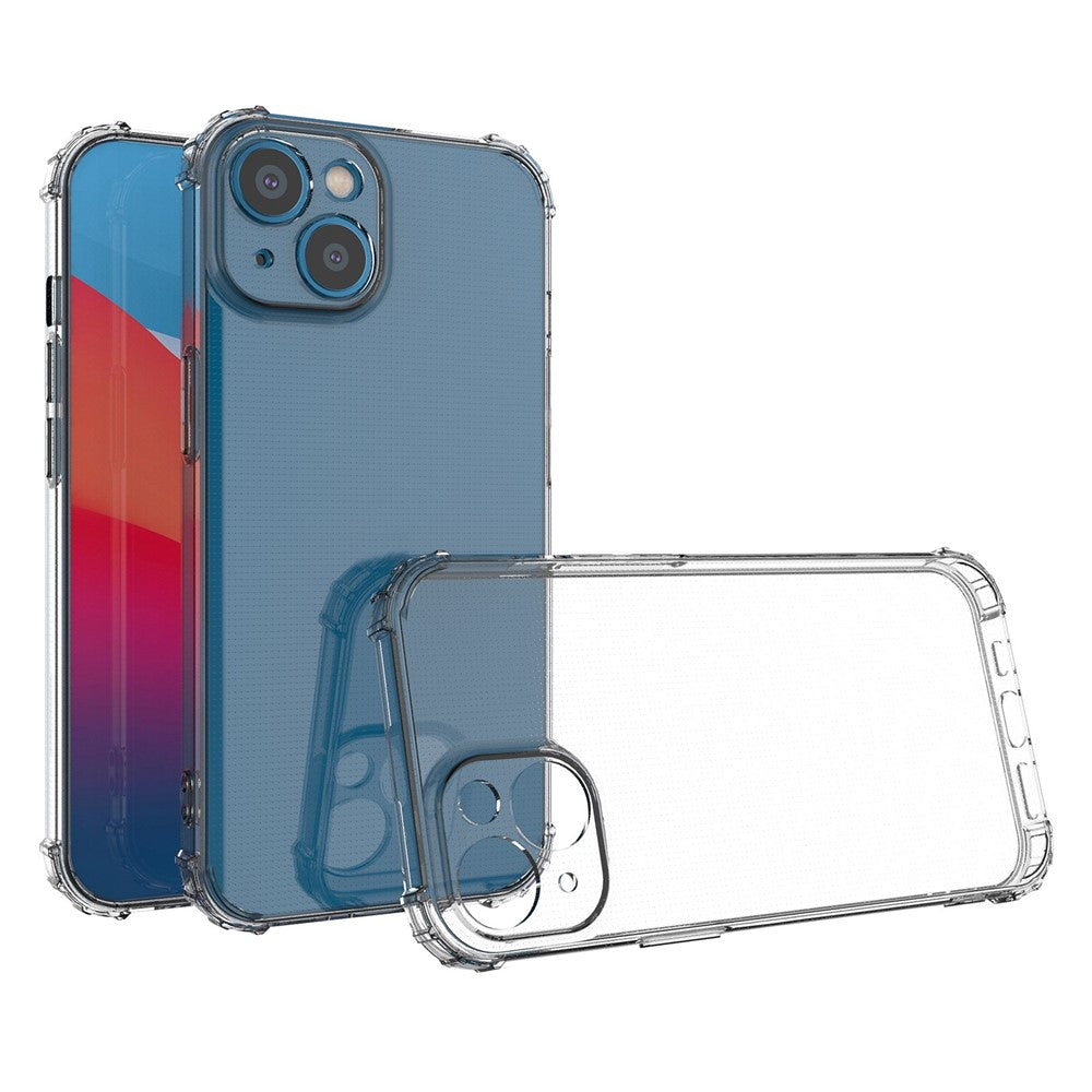 iPhone 14 6.1 inch Shockproof Impact-resistant Clear Mobile Phone TPU Case Phone Cover