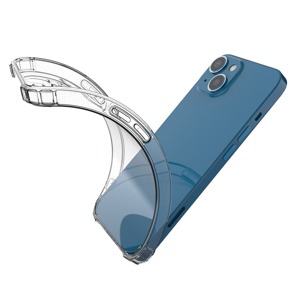 iPhone 14 6.1 inch Shockproof Impact-resistant Clear Mobile Phone TPU Case Phone Cover
