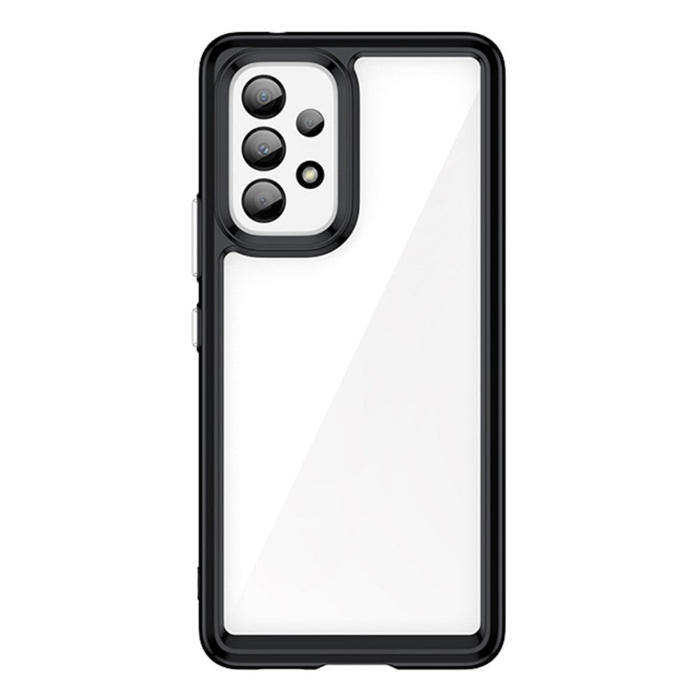 Anti-scratch Phone Case for Samsung Galaxy A53 5G, TPU Frame Acrylic Back Protective Cover