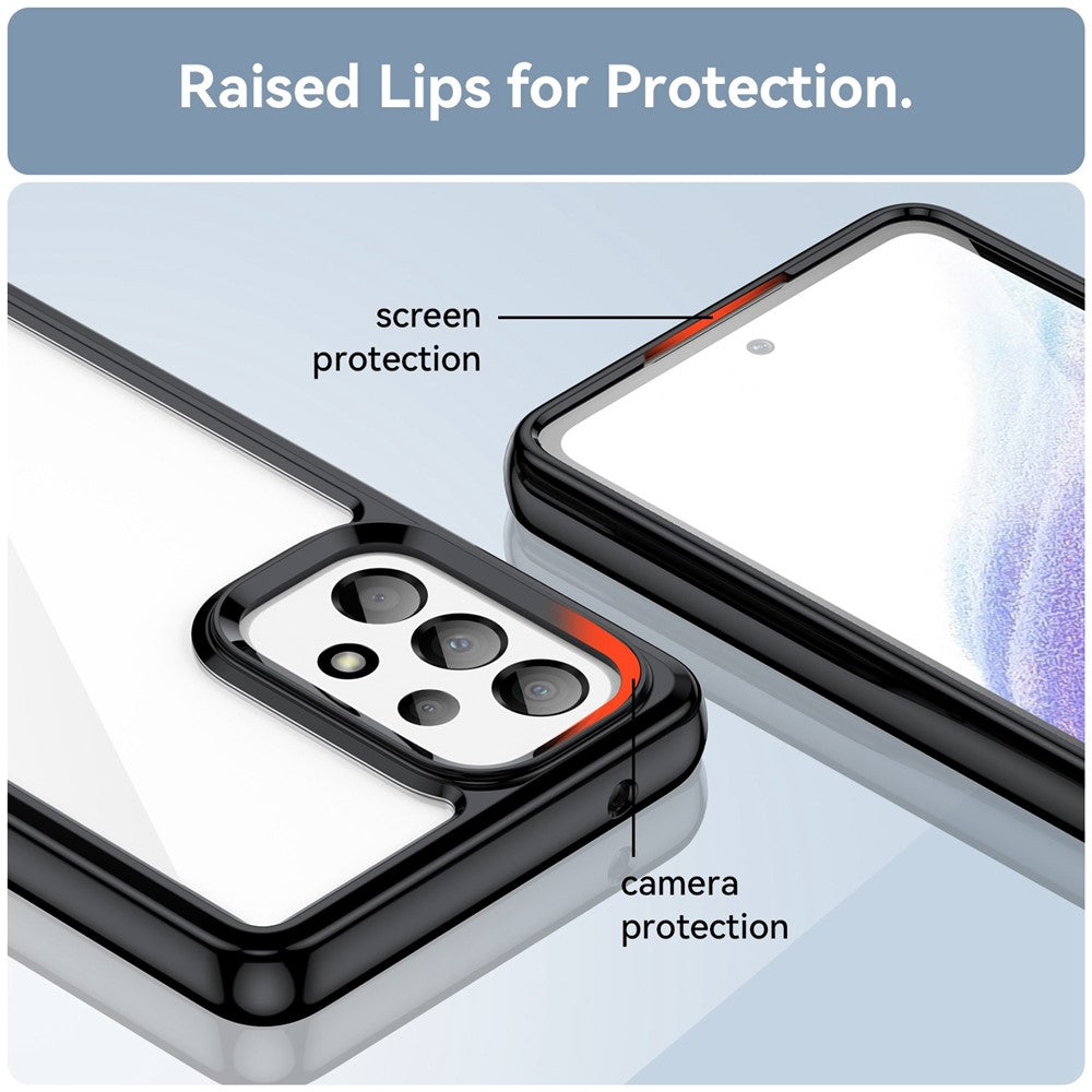 Anti-scratch Phone Case for Samsung Galaxy A53 5G, TPU Frame Acrylic Back Protective Cover