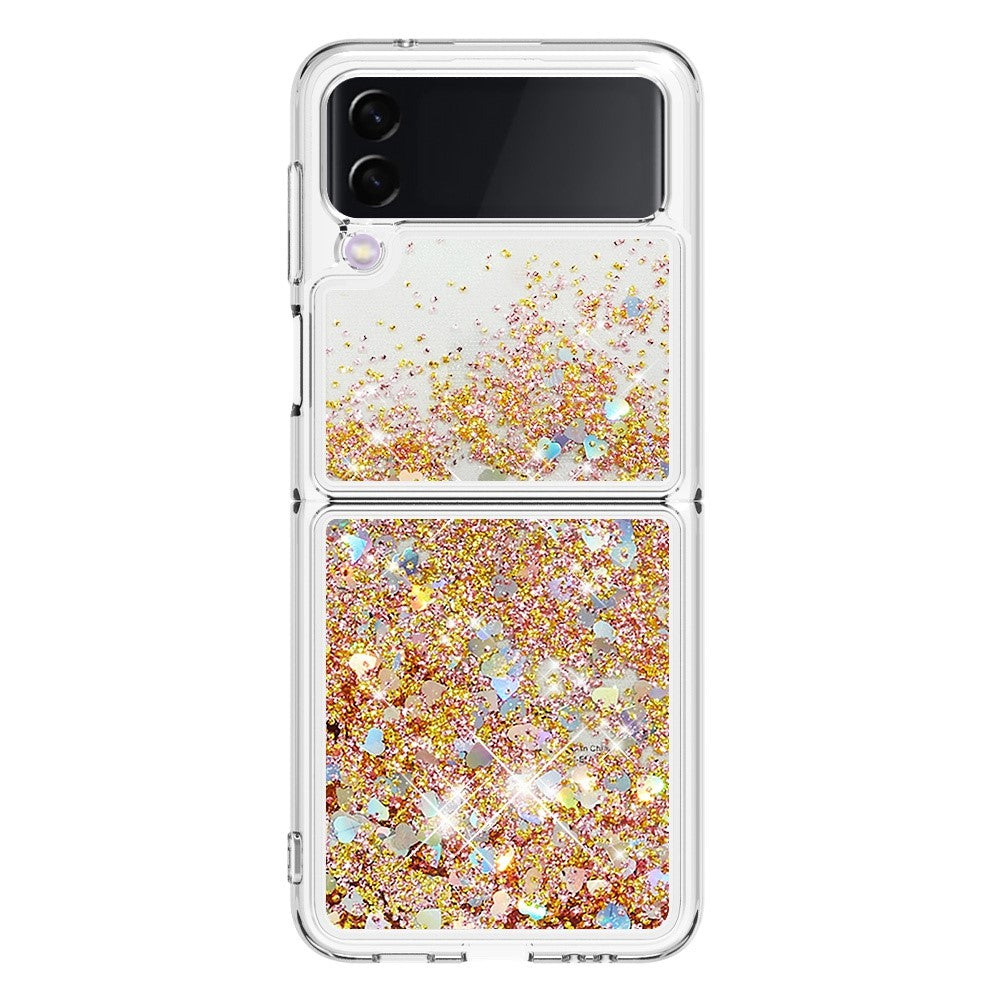 Samsung Galaxy Z Flip3 5GTPU Case Glitter Quicksand Shockproof Phone Back Cover