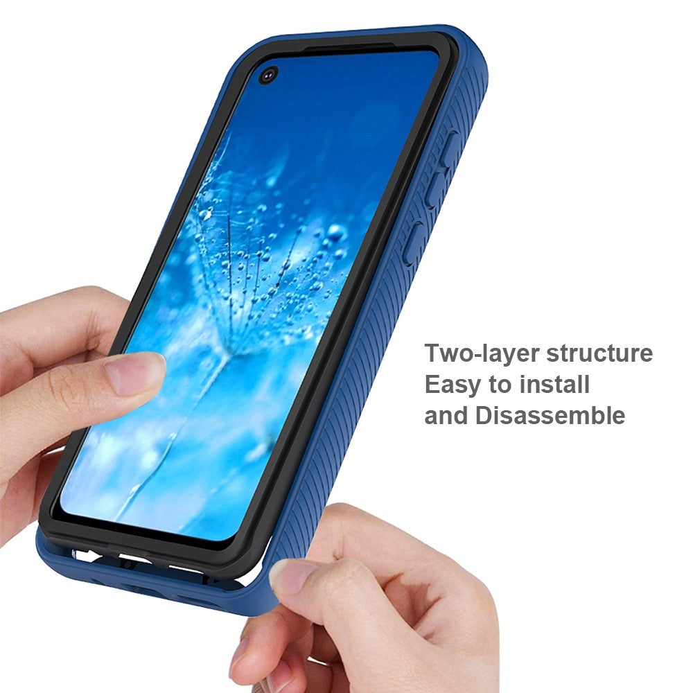 Samsung Galaxy S20 Plus 4G / 5G Transparent Acrylic + PC Back Cover TPU Frame Anti-drop Cell Phone Case
