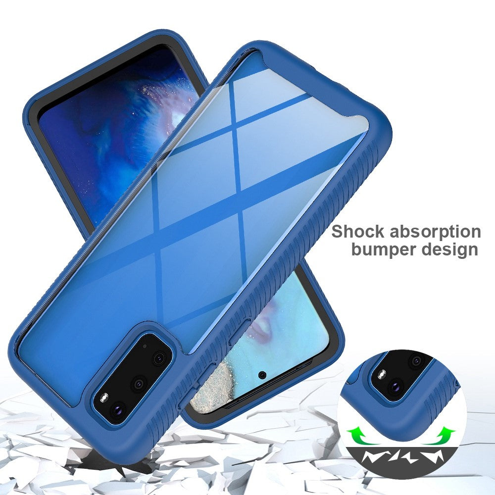 Samsung Galaxy S20 Plus 4G / 5G Transparent Acrylic + PC Back Cover TPU Frame Anti-drop Cell Phone Case