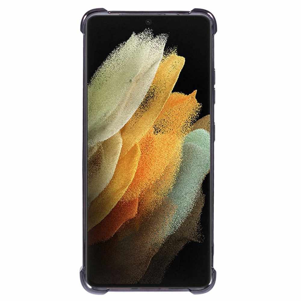 Samsung Galaxy S21 Ultra 5G Clear Case TPU Back Phone Cover Electroplating Love Heart