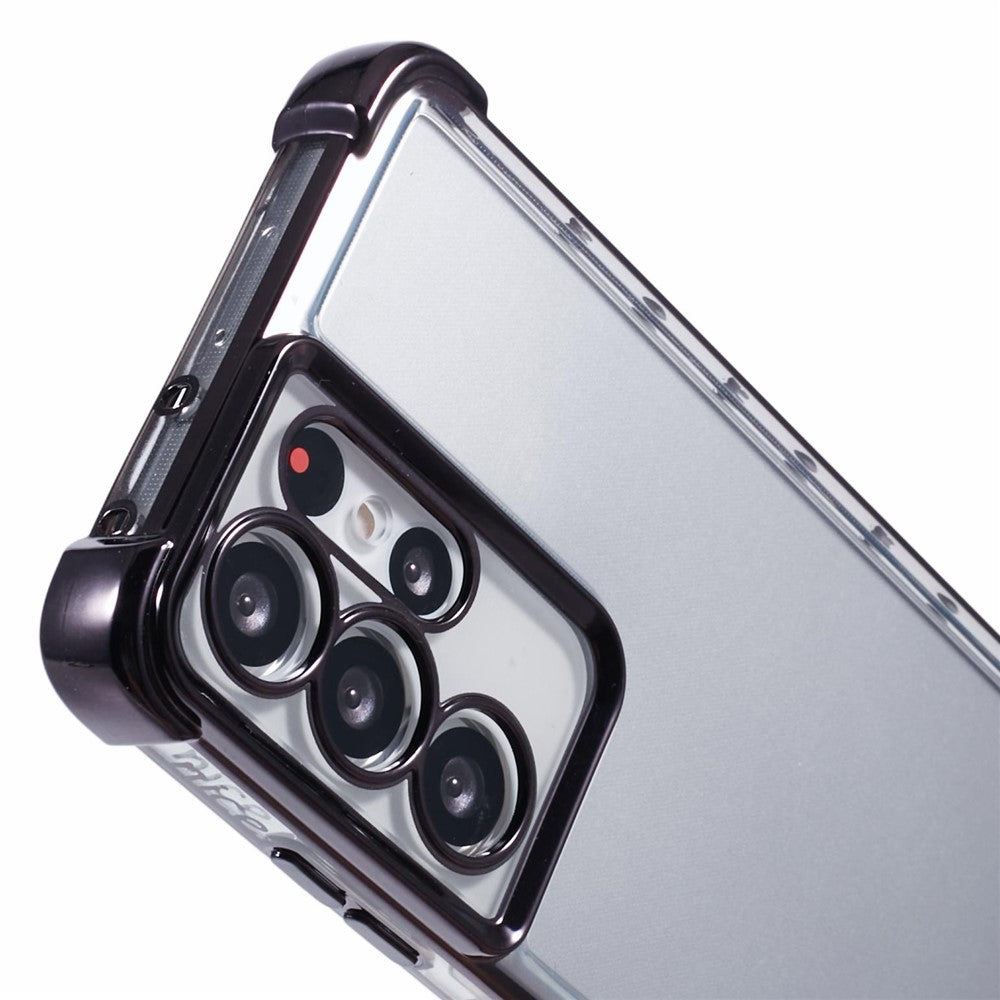 Samsung Galaxy S21 Ultra 5G Clear Case TPU Back Phone Cover Electroplating Love Heart