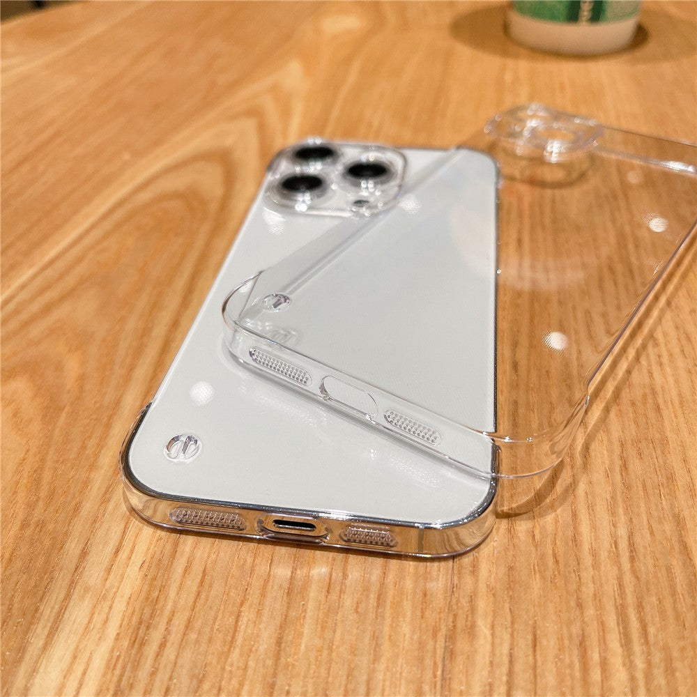 For iPhone 15 Pro Case Hard PC Frameless Anti-Scratch Transparent Phone Cover