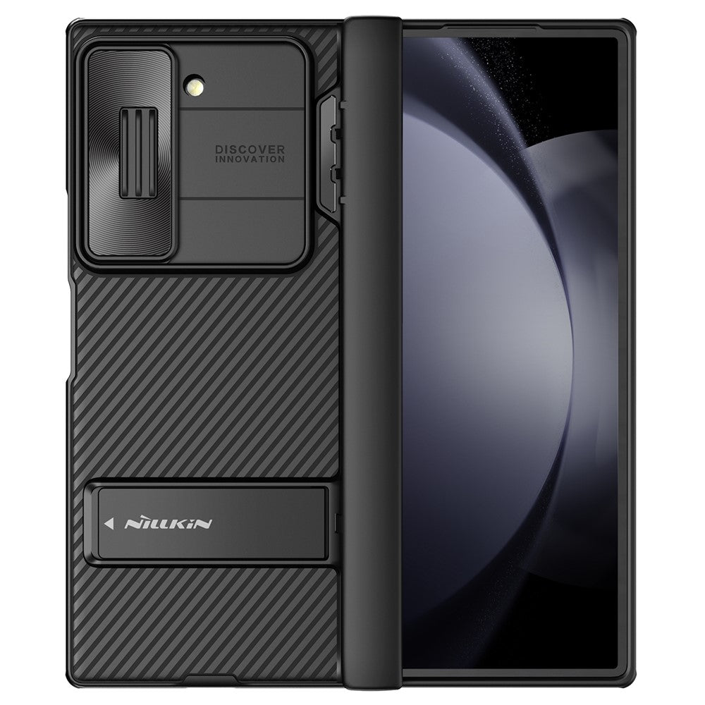 NILLKIN CamShield Fold Case for Samsung Galaxy Z Fold6 5G TPU+PC Kickstand Phone Cover Slide Camera Lid