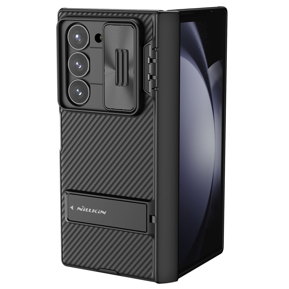 NILLKIN CamShield Fold Case for Samsung Galaxy Z Fold6 5G TPU+PC Kickstand Phone Cover Slide Camera Lid