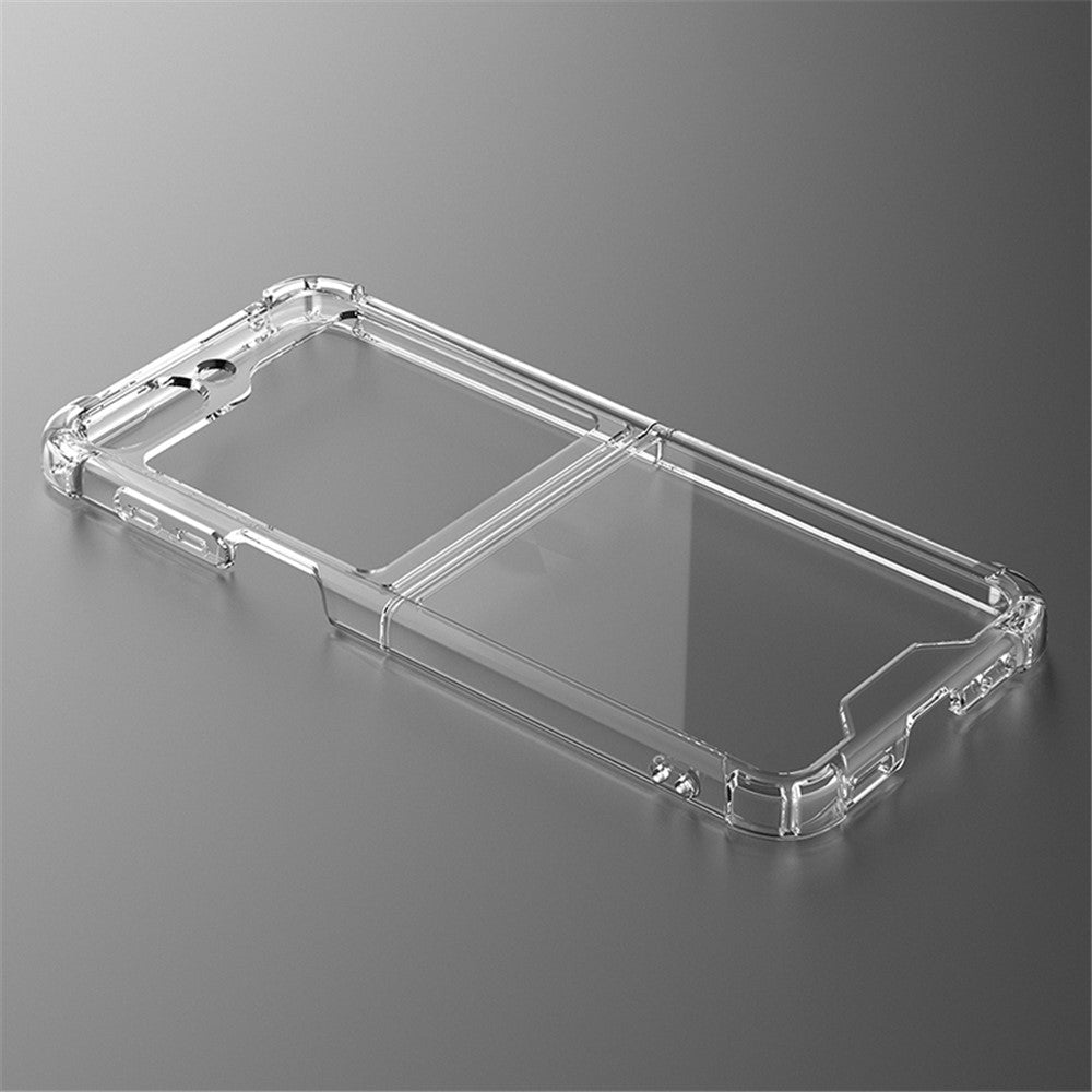 Samsung Galaxy Z Flip5 5G Case Clear Acrylic Phone Cover Reinforced Corners