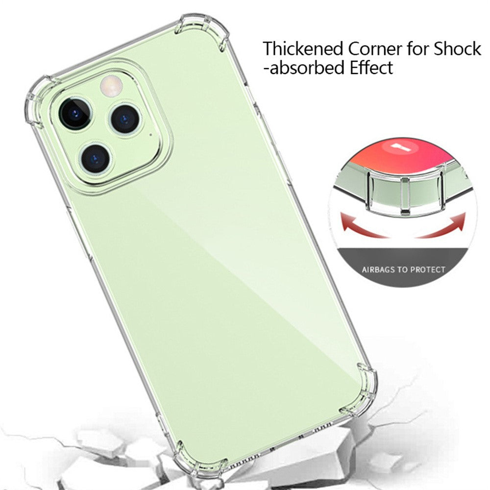 iPhone 12 Pro Max Clear Phone Case Reinforced Corner TPU Cover (Precise Cutout)