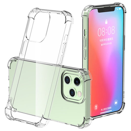 iPhone 12 mini Clear Phone Case Reinforced Corner TPU Cover (Precise Cutout)