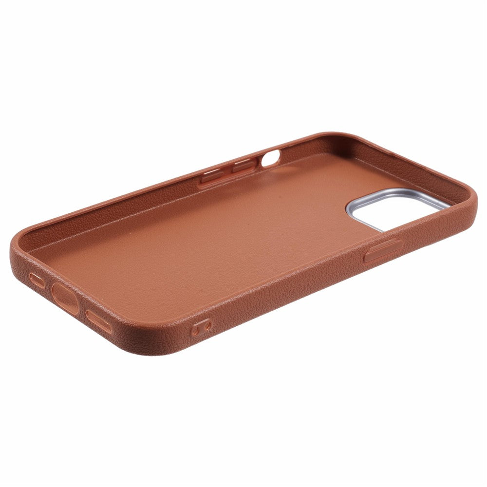 IPhone 13 Case Electroplating Lens Frame Textured TPU Shockproof Phone Cover