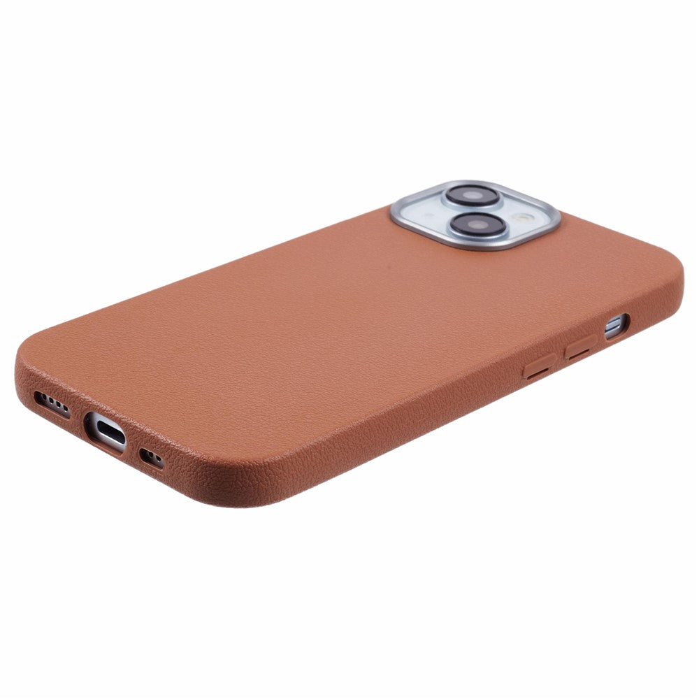 IPhone 13 Case Electroplating Lens Frame Textured TPU Shockproof Phone Cover