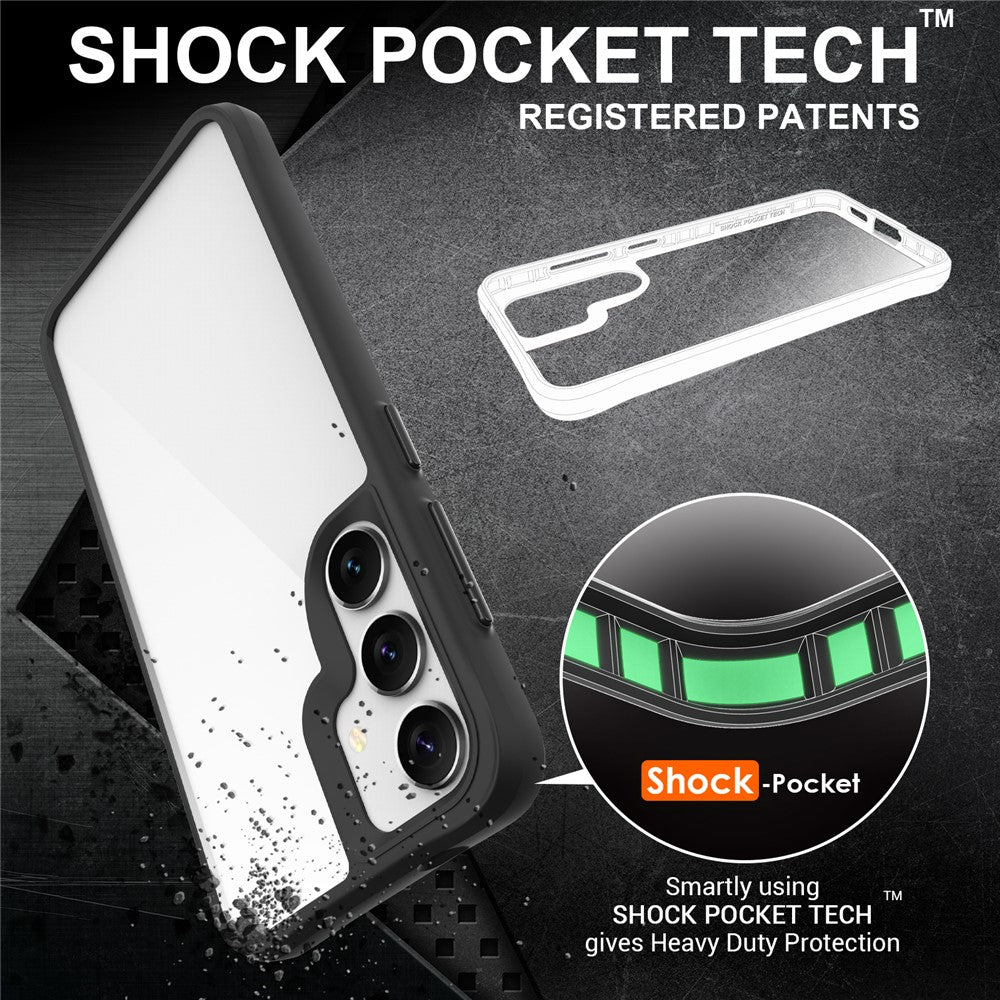 For Samsung Galaxy S25 Case Hybrid Hard PC Soft TPU Shockproof Phone Cover