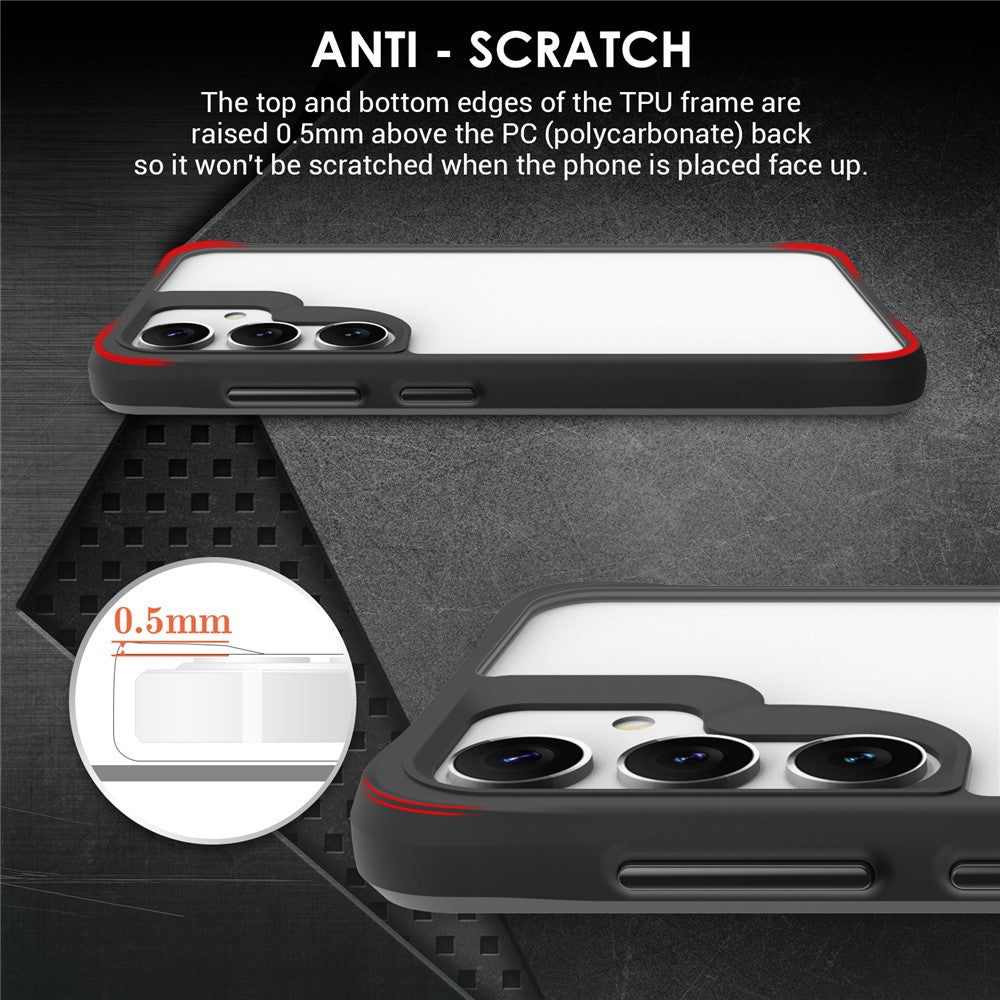 For Samsung Galaxy S25+ Case Hybrid Hard PC Soft TPU Shockproof Phone Cover