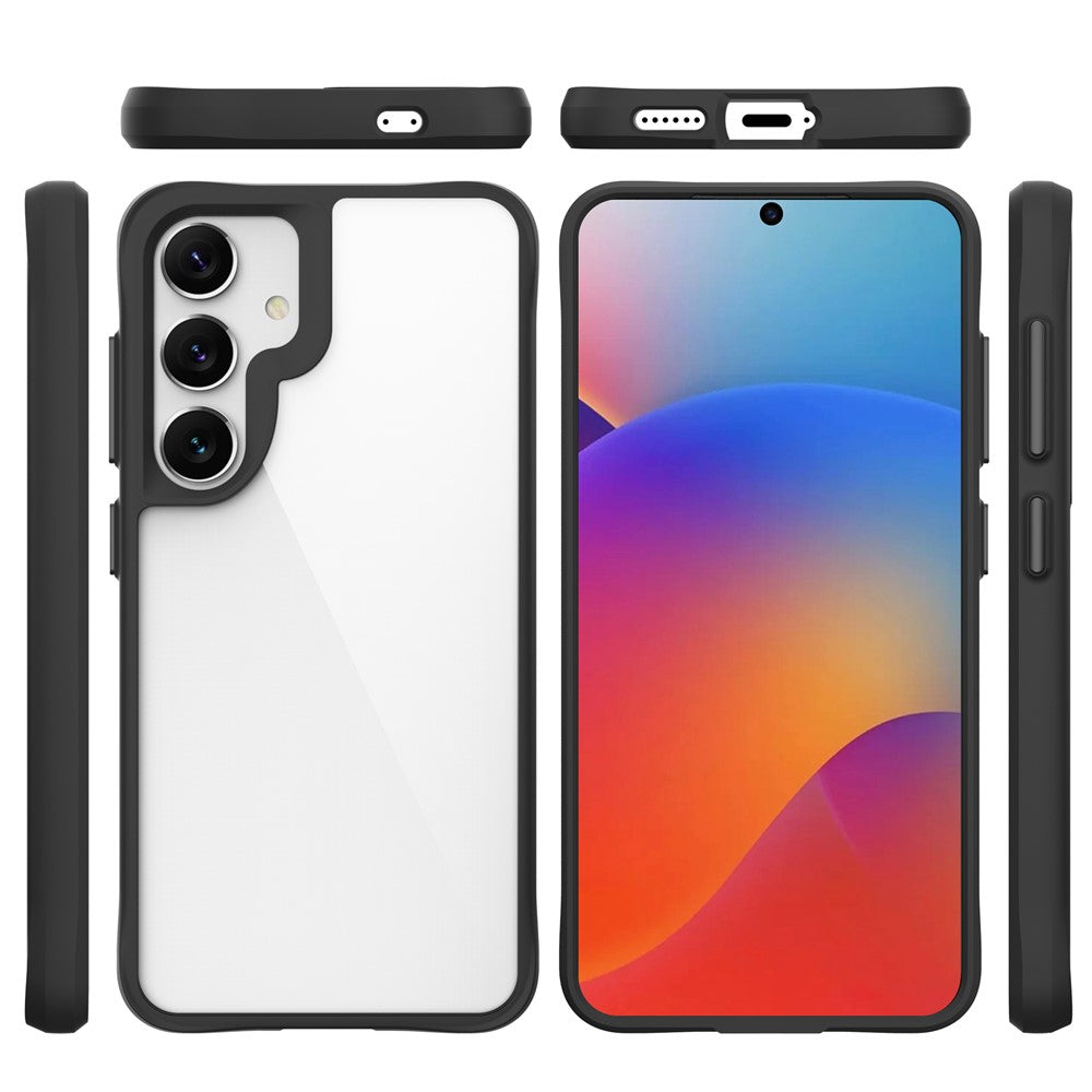 For Samsung Galaxy S25+ Case Hybrid Hard PC Soft TPU Shockproof Phone Cover