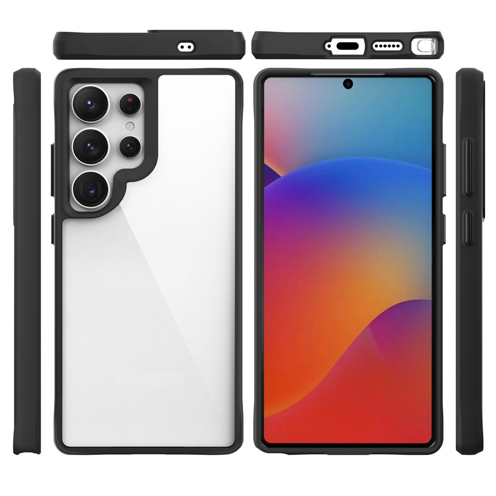 For Samsung Galaxy S25 Ultra Case Hybrid Hard PC Soft TPU Shockproof Phone Cover