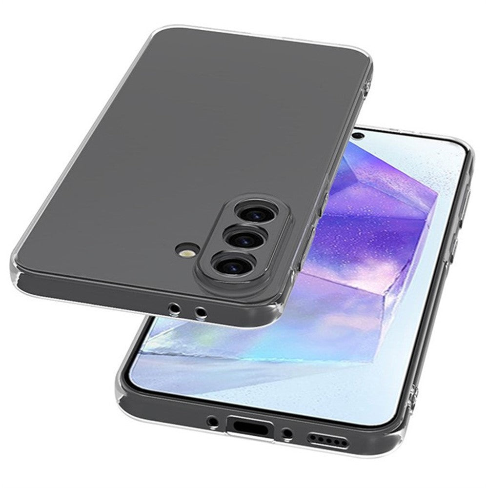 For Samsung Galaxy A56 5G Clear Phone Case Ultra-Thin Flexible TPU Back Cover