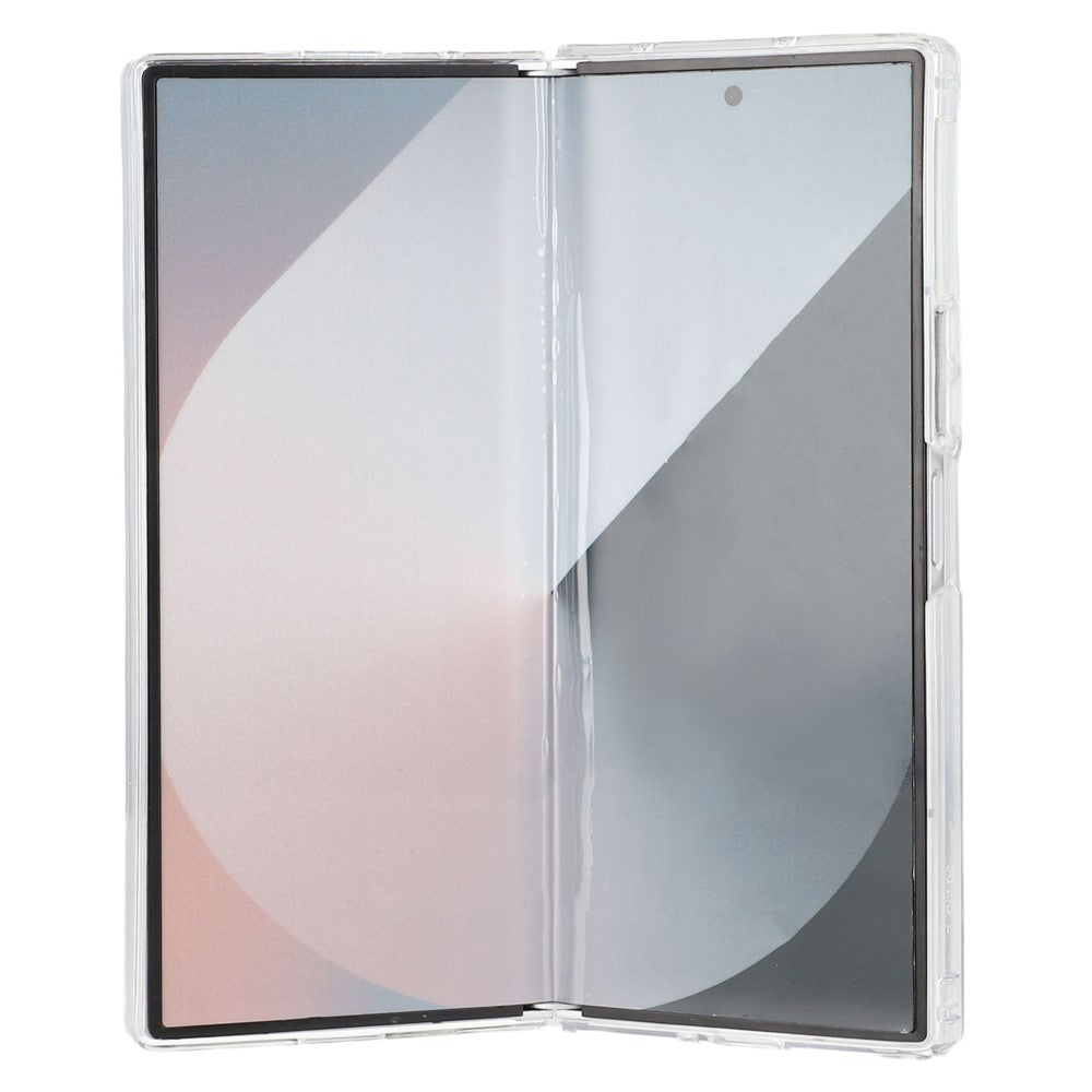 For Samsung Galaxy Z Fold6 5G Magnetic Case TPU + Acrylic Clear Phone Cover