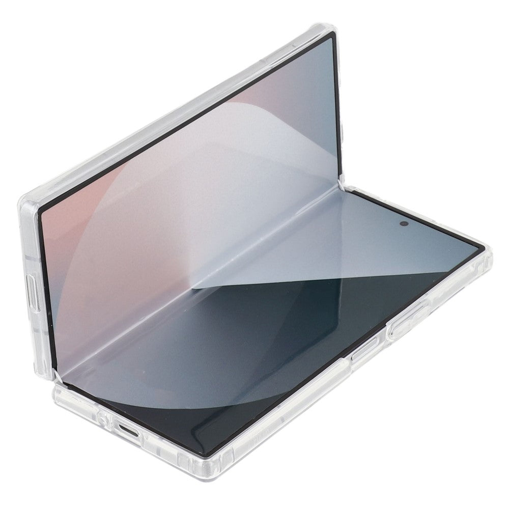 For Samsung Galaxy Z Fold6 5G Magnetic Case TPU + Acrylic Clear Phone Cover