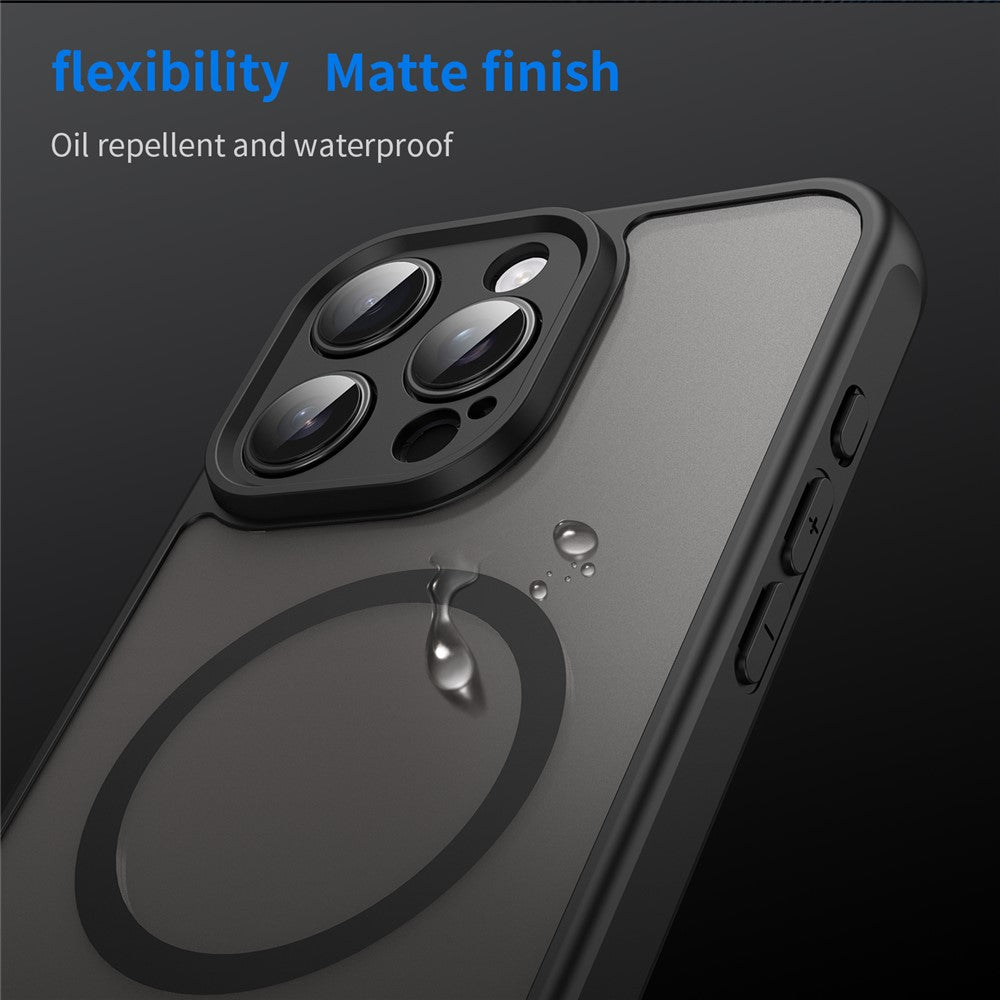 For iPhone 16 Pro Case Compatible with MagSafe Anti Drop PC + TPU Phone Cover