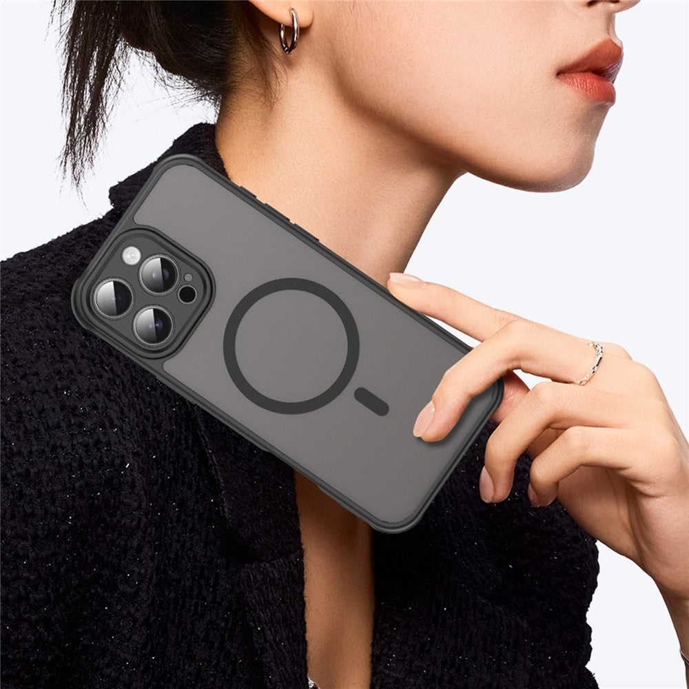 For iPhone 16 Pro Case Compatible with MagSafe Anti Drop PC + TPU Phone Cover