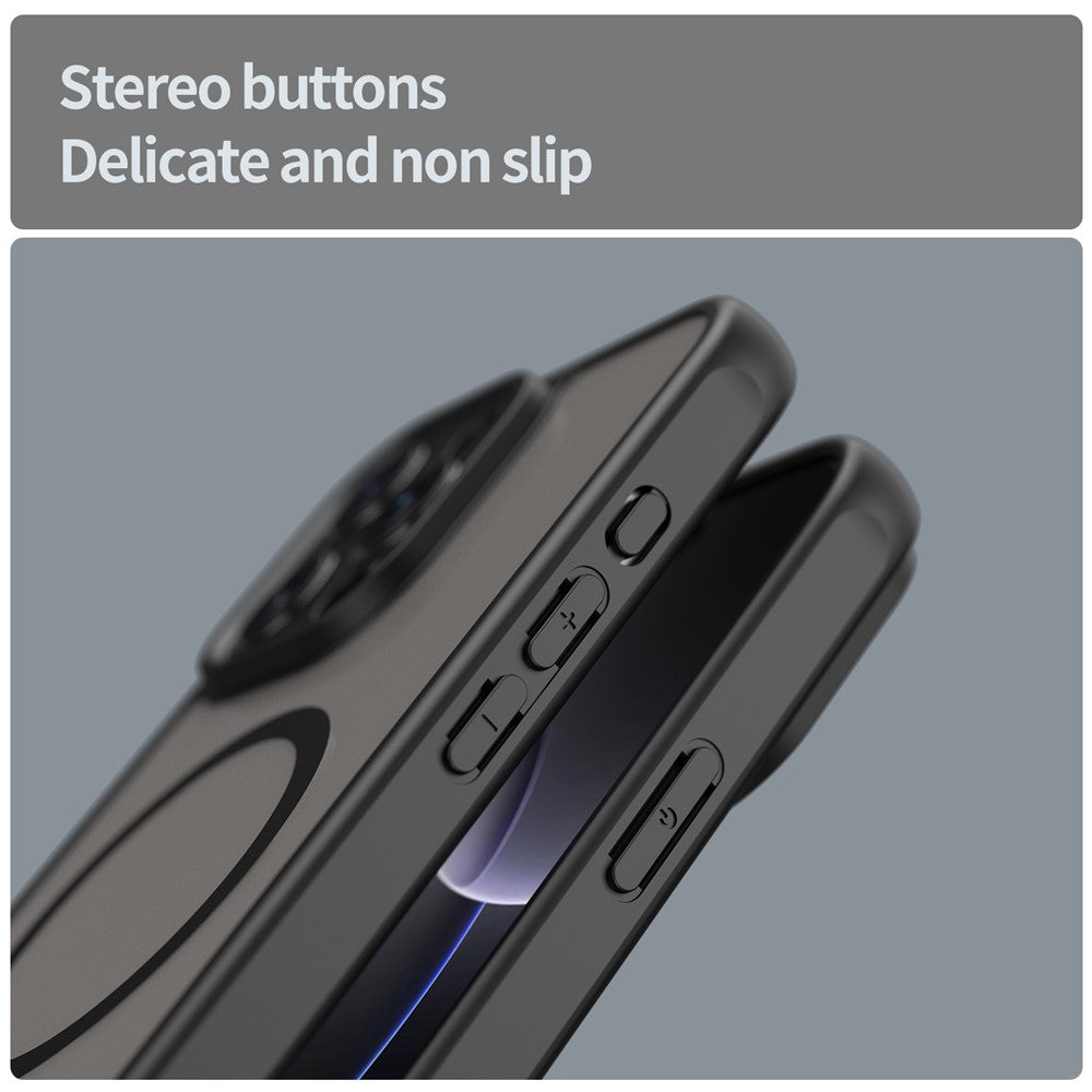 For iPhone 16 Pro Case Compatible with MagSafe Anti Drop PC + TPU Phone Cover