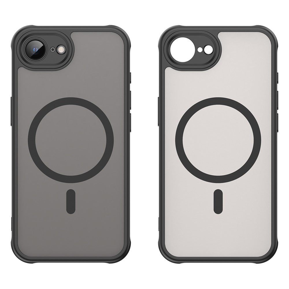 For iPhone 16e Case Magnetic Anti Drop PC + TPU Phone Cover Compatible with Magsafe