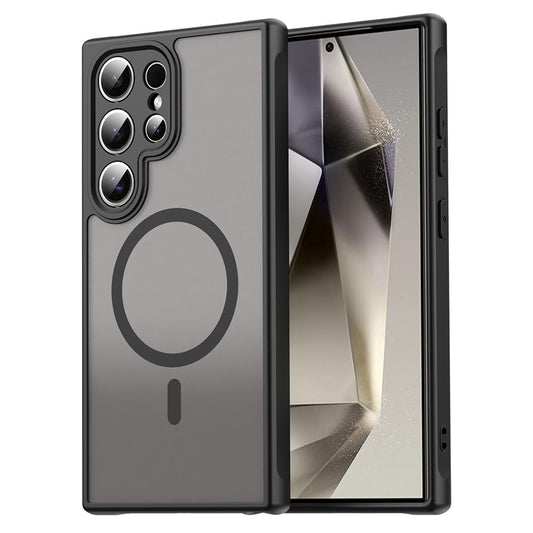 For Samsung Galaxy S25 Ultra Case Compatible with MagSafe Anti Drop PC + TPU Phone Cover