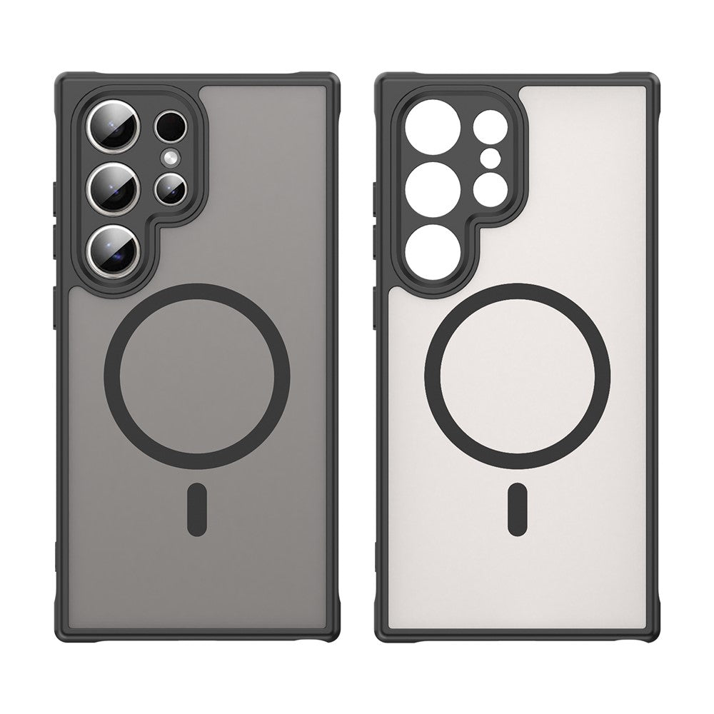 For Samsung Galaxy S25 Ultra Case Compatible with MagSafe Anti Drop PC + TPU Phone Cover