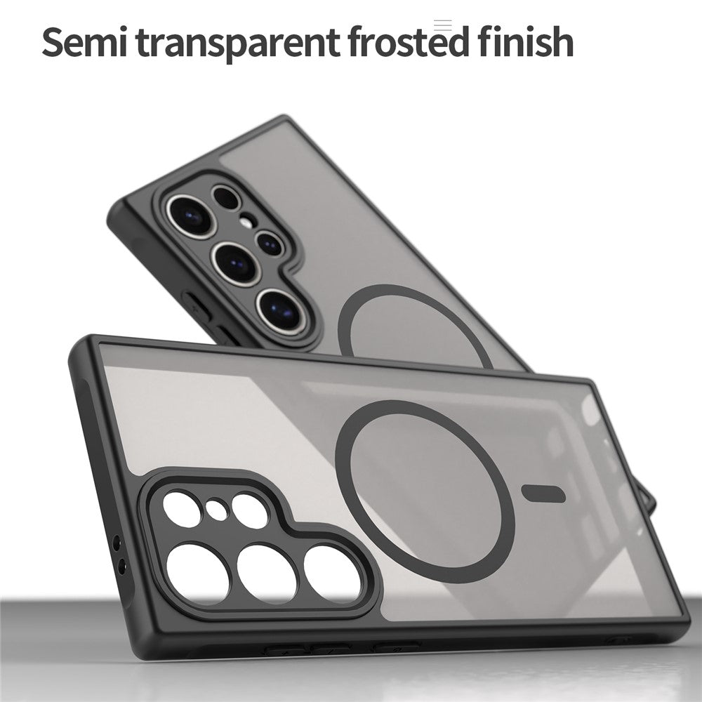 For Samsung Galaxy S25 Ultra Case Compatible with MagSafe Anti Drop PC + TPU Phone Cover