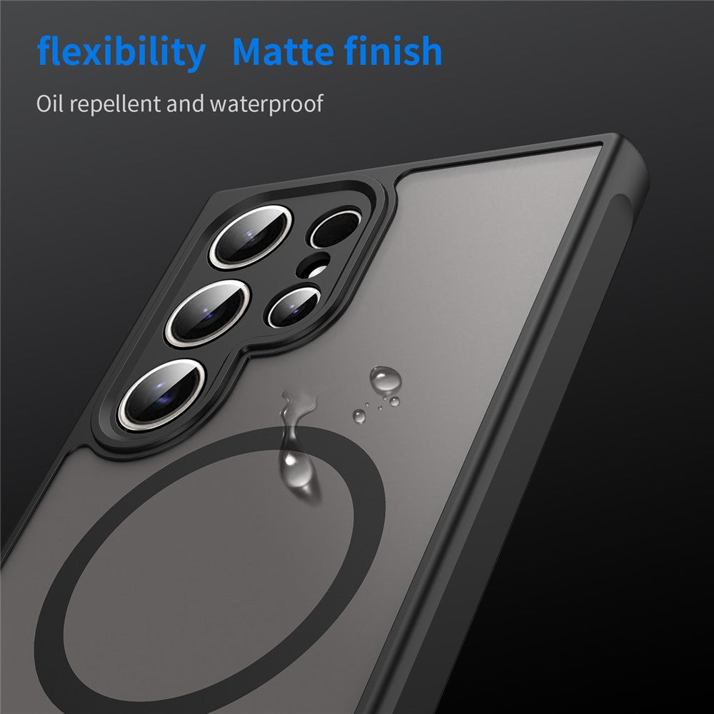 For Samsung Galaxy S25 Ultra Case Compatible with MagSafe Anti Drop PC + TPU Phone Cover