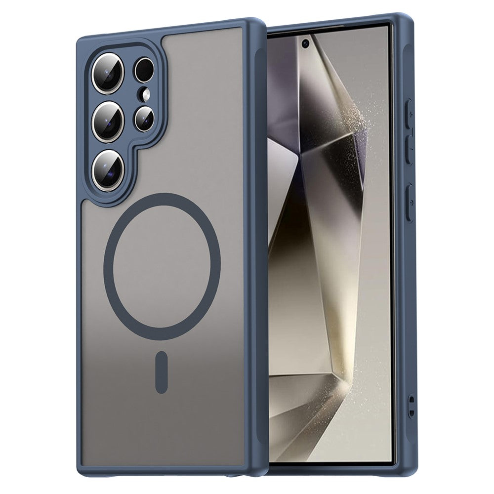 For Samsung Galaxy S25 Ultra Case Compatible with MagSafe Anti Drop PC + TPU Phone Cover