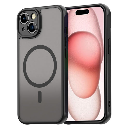 For iPhone 15 Case Compatible with MagSafe Anti Drop PC + TPU Phone Cover