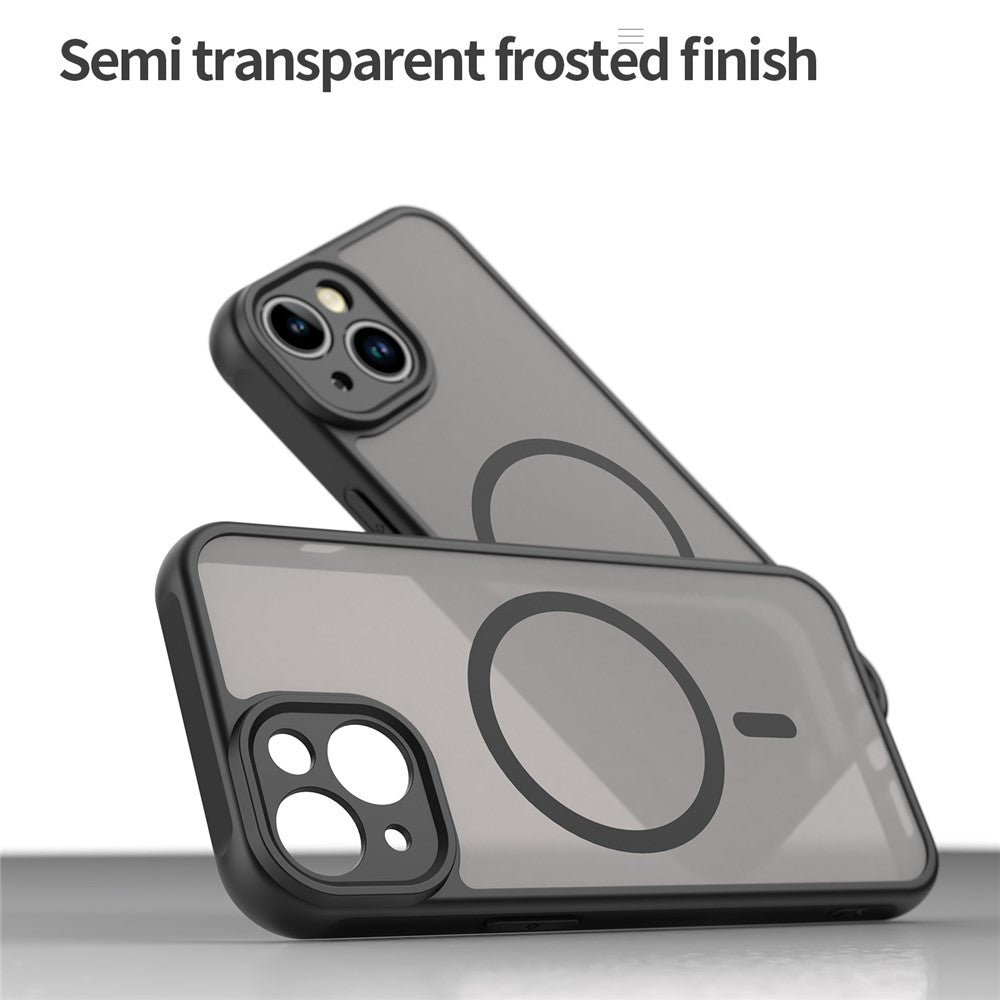 For iPhone 15 Case Compatible with MagSafe Anti Drop PC + TPU Phone Cover