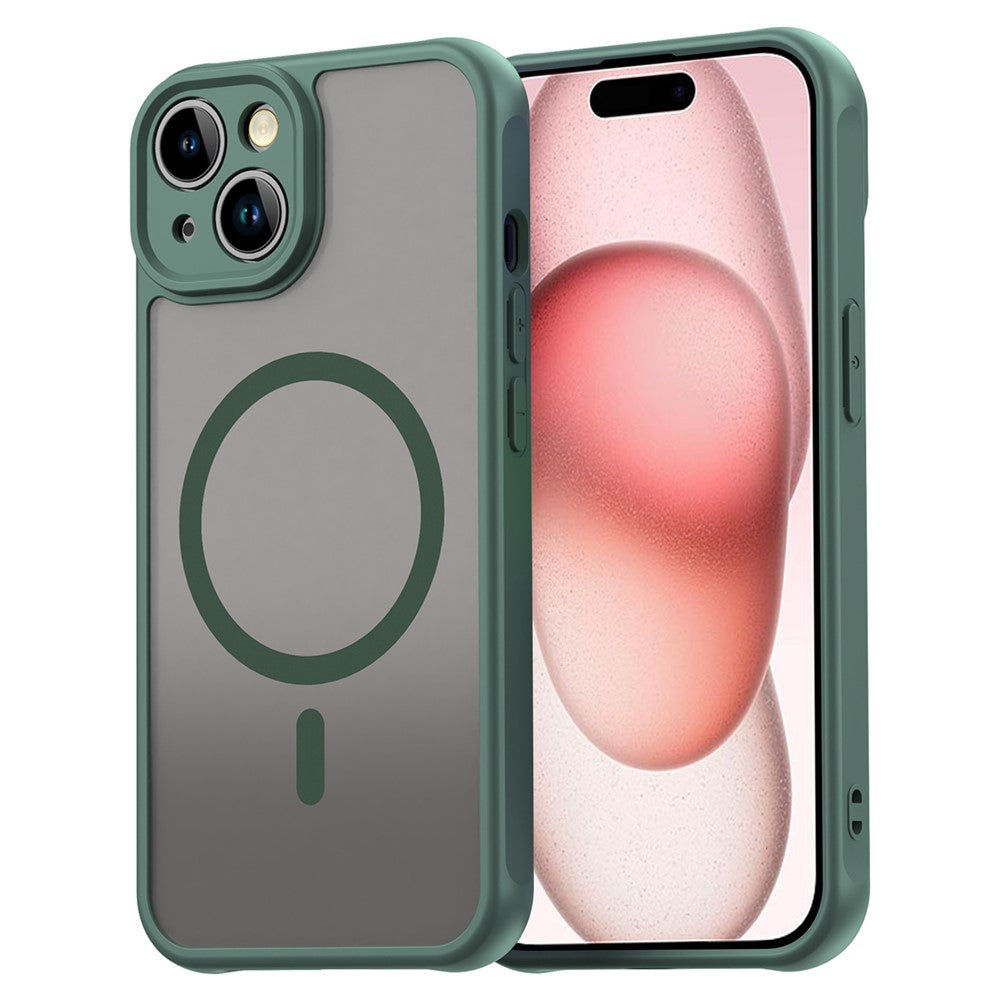 For iPhone 15 Case Compatible with MagSafe Anti Drop PC + TPU Phone Cover