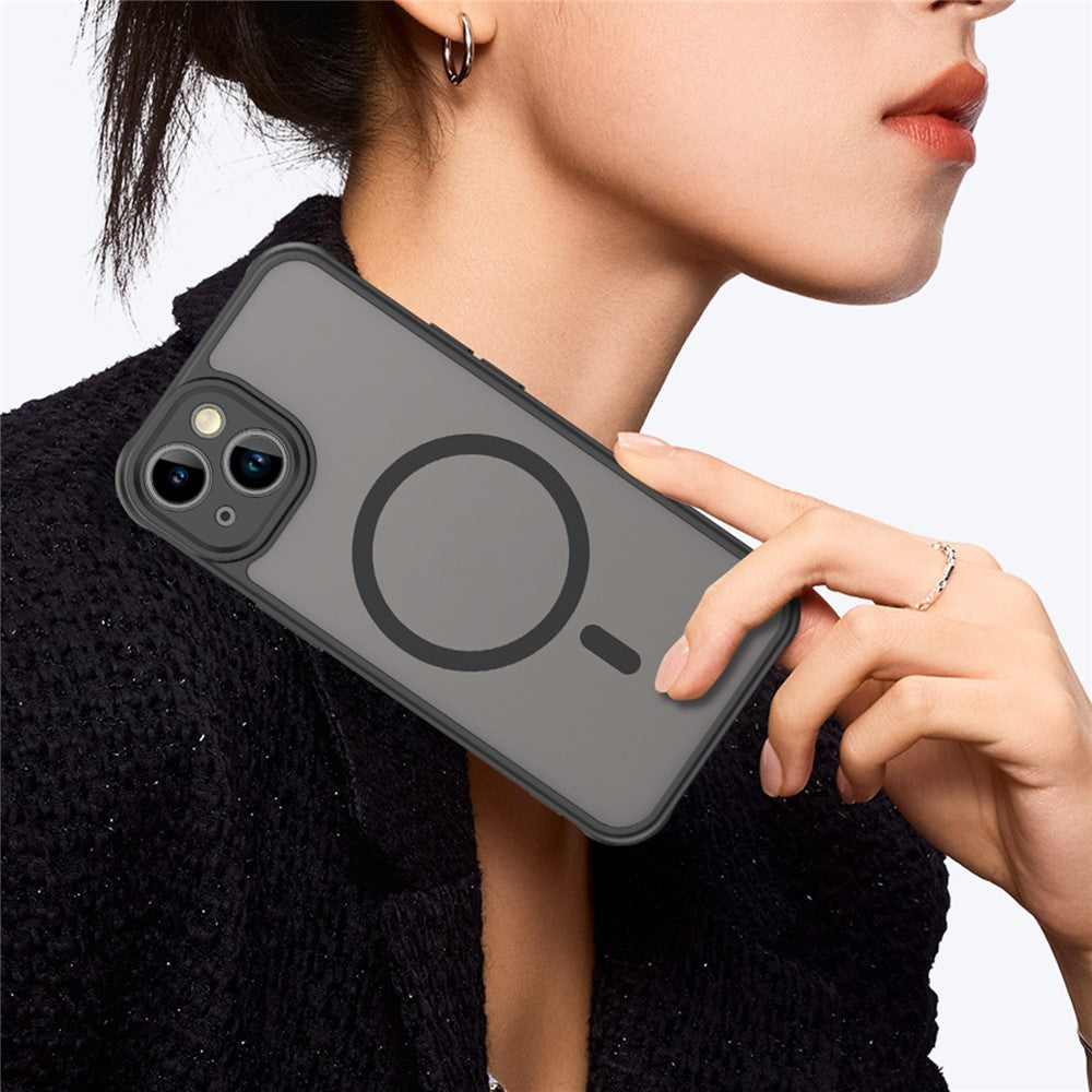 For iPhone 14 Case Compatible with MagSafe Anti Drop PC + TPU Phone Cover