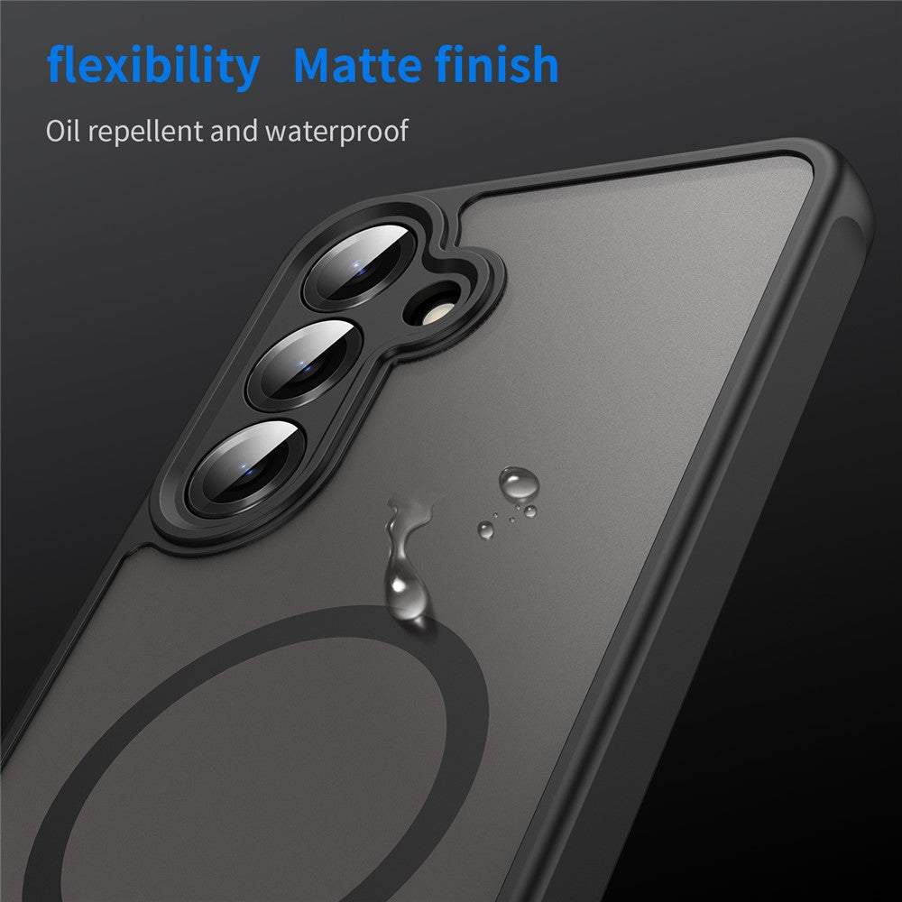 For Samsung Galaxy S25+ Case Compatible with MagSafe Anti Drop PC + TPU Phone Cover