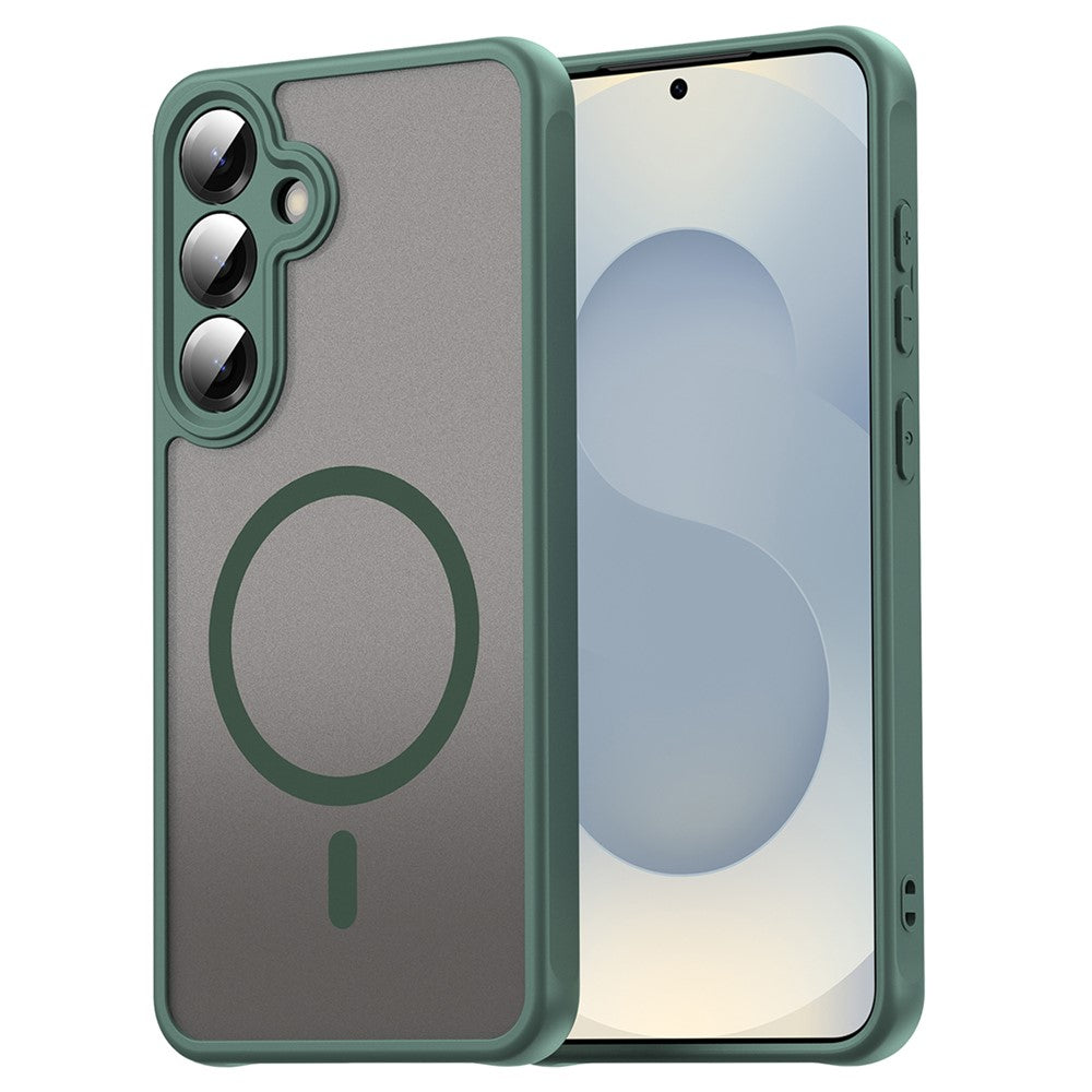 For Samsung Galaxy S25+ Case Compatible with MagSafe Anti Drop PC + TPU Phone Cover