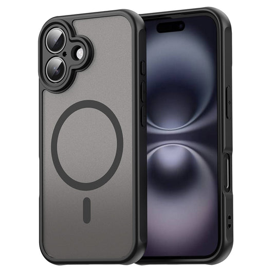 For iPhone 16 Plus Case Compatible with MagSafe Anti Drop PC + TPU Phone Cover