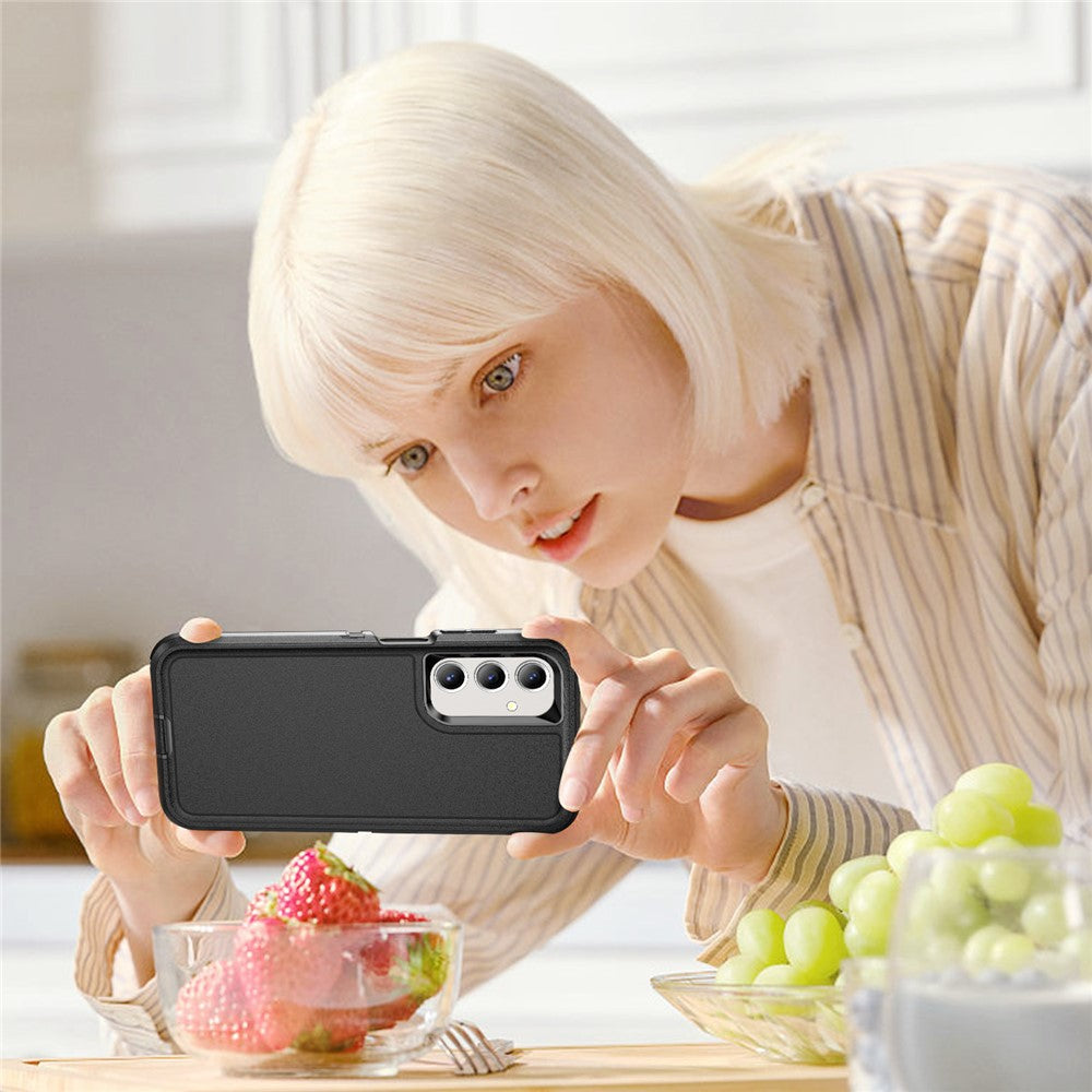 For Samsung Galaxy A56 5G Case PC + Silicone + EVA 3 in 1 Shockproof Phone Cover