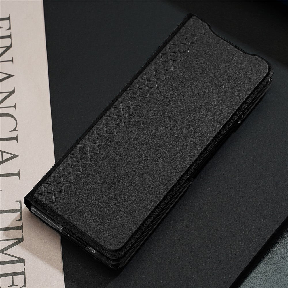 Samsung Galaxy Z Fold7 5G Case DUX DUCIS Bril Series Leather+PC Phone Cover with Stand