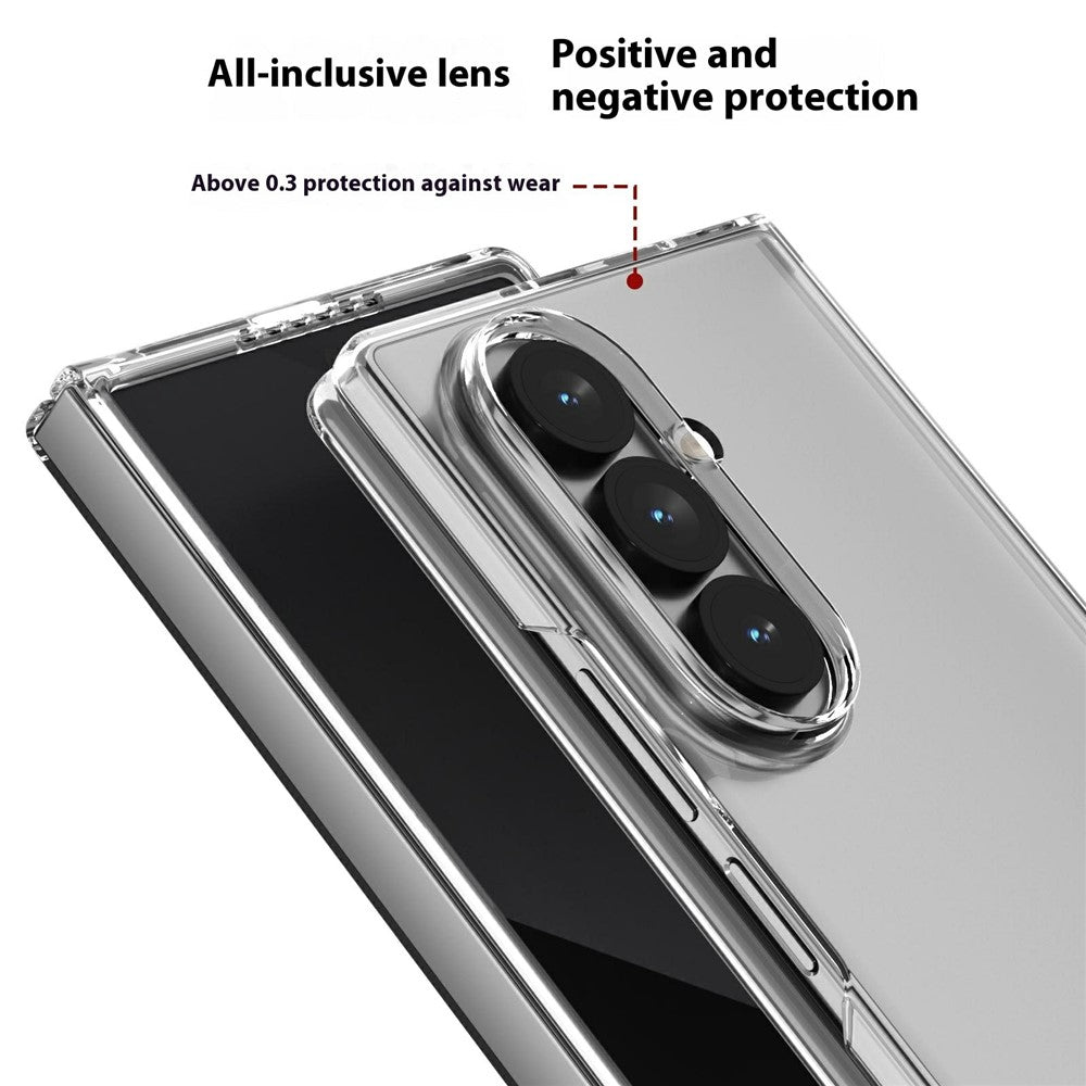 Samsung Galaxy Z Fold7 5GClear Case Anti-Drop Hard PC Phone Cover